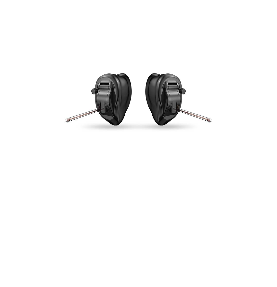 A pair of CIC hearing aids